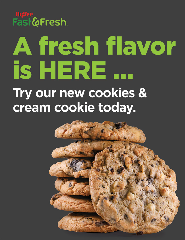 Cookies n cream cookie Counter Card